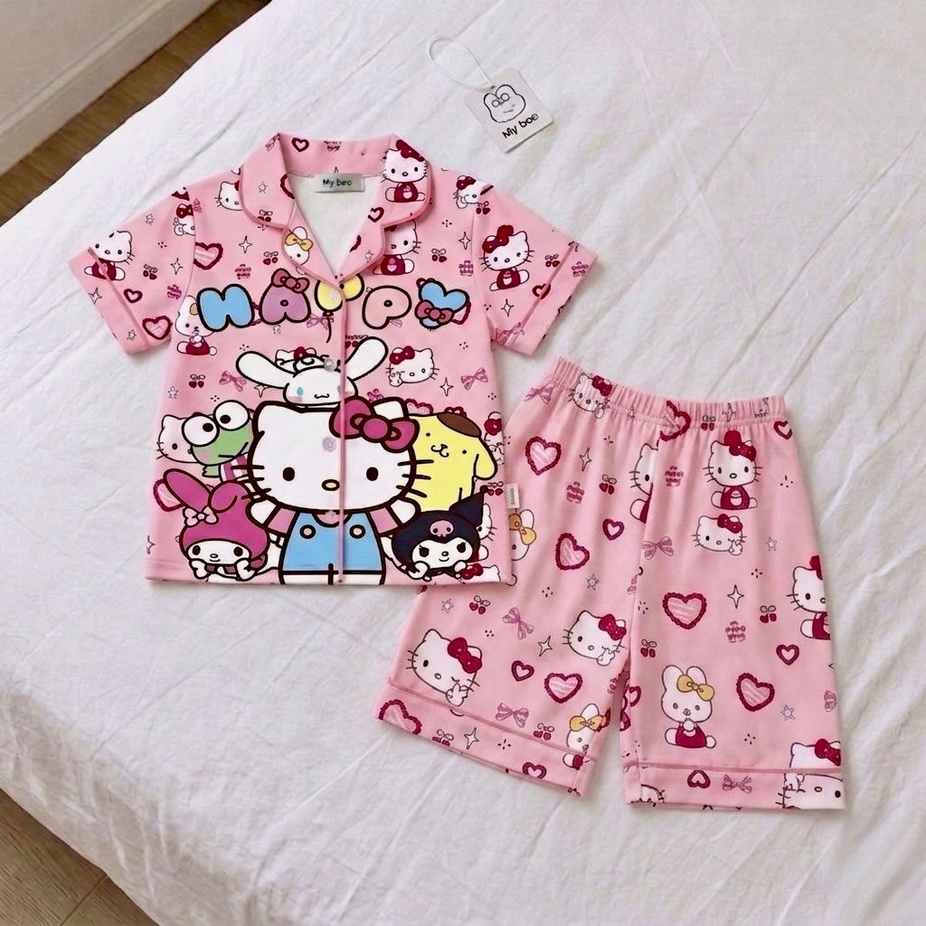 New ชุดนอน Sanrio สั้นสั้นน่ารัก