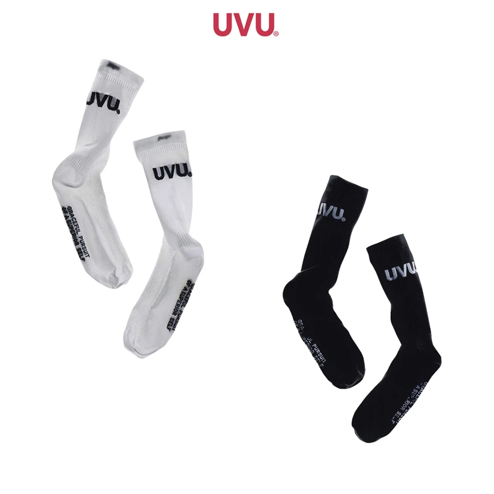 พร้อมส่ง!!!ถุงเท้า UVU Running Sock (Black/White)