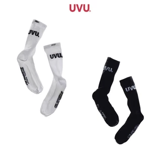 พร้อมส่ง!!!ถุงเท้า UVU Running Sock (Black/White)