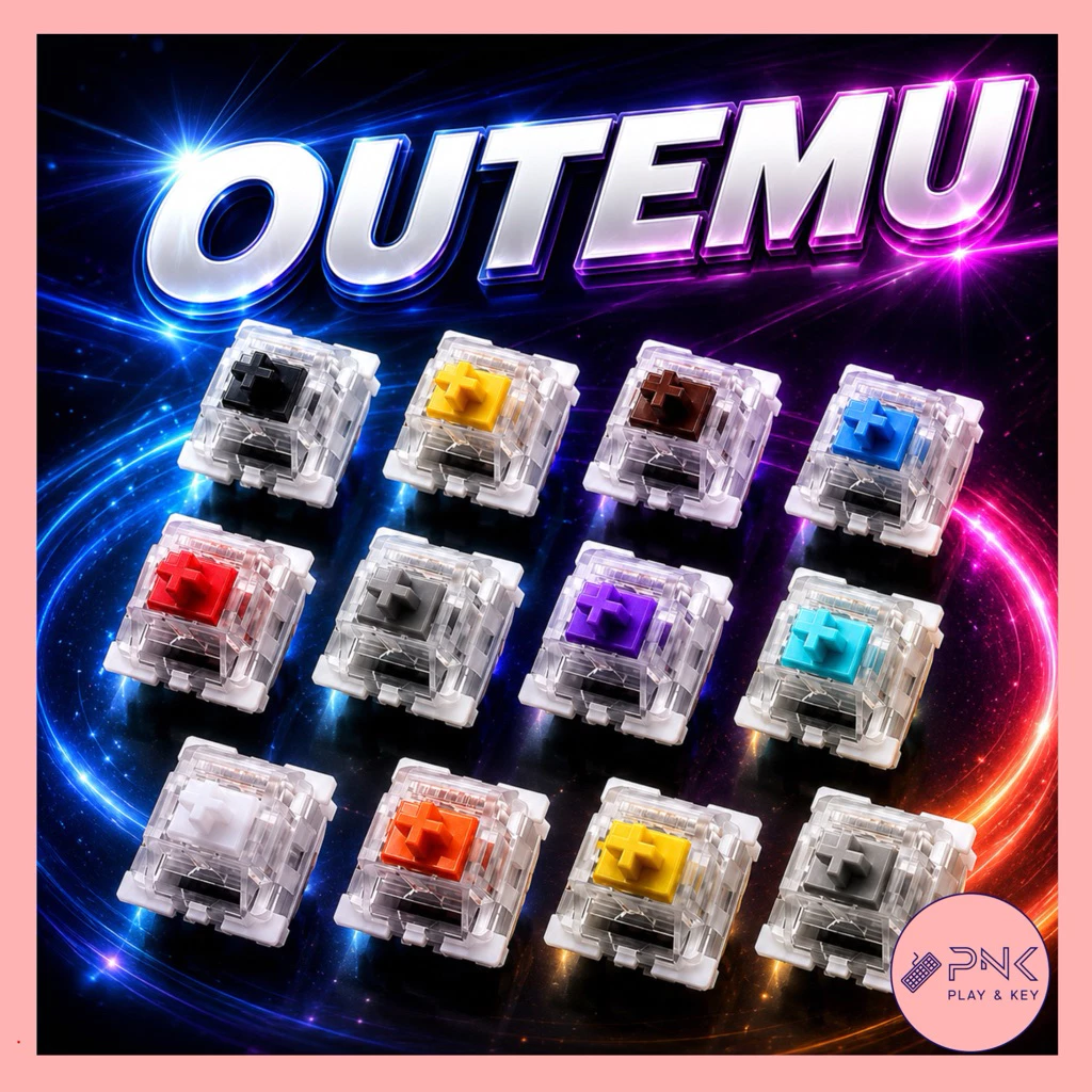 Outemu Switch แพค 10 ตัว ครบสี Red Blue Brown