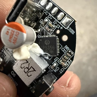 บอร์ดพาวเวอร์แบงค์ IP5356 22.5W PD QC Fast Charge พร้อมจอแสดงเปอร์เซ็นต์แบตเตอรี่ สำหรับแบตเตอรี่