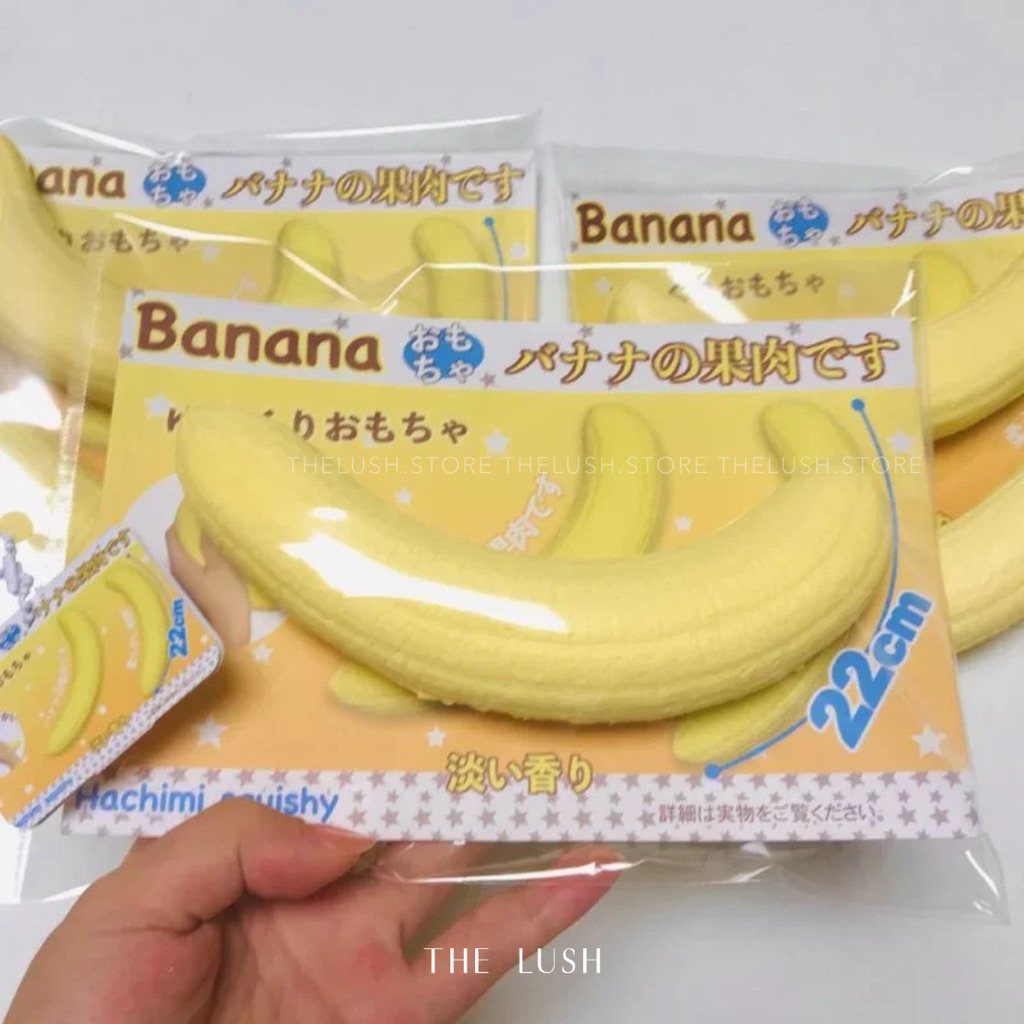 [Pre-Order] Hachimi | สกุชชี่กล้วยหอม Banana Squishy ของแท้💯
