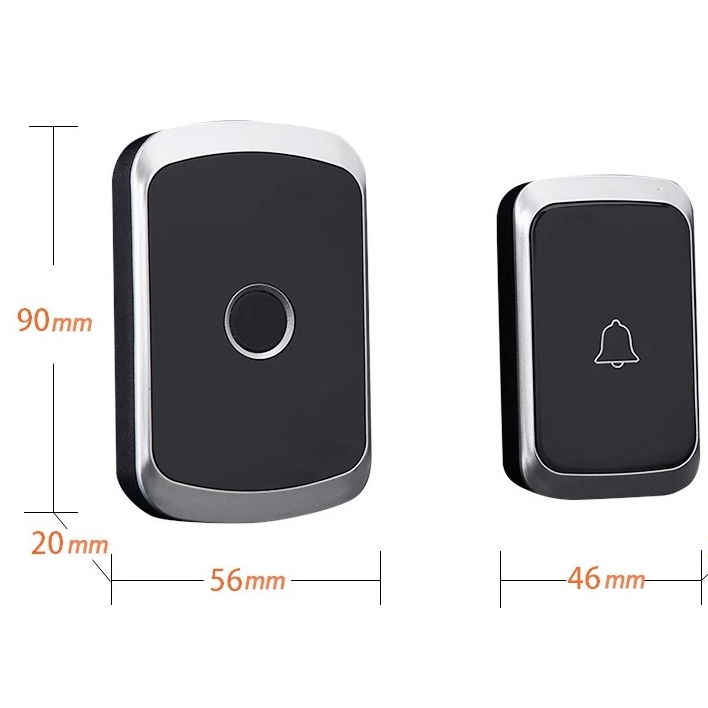 CallTou กริ่งประตูไร้สาย กันน้ำ IP44 กริ่งบ้านไร้สาย รูปที่ 8