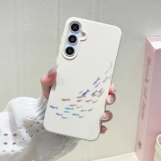 Fish เคสโทรศัพท์ For Samsung A17 A06 A55 A56 A54 A15 A16 A35 A07 A36 S24 FE A34 A57 A05S A26 A37 S25 S26 Ultra