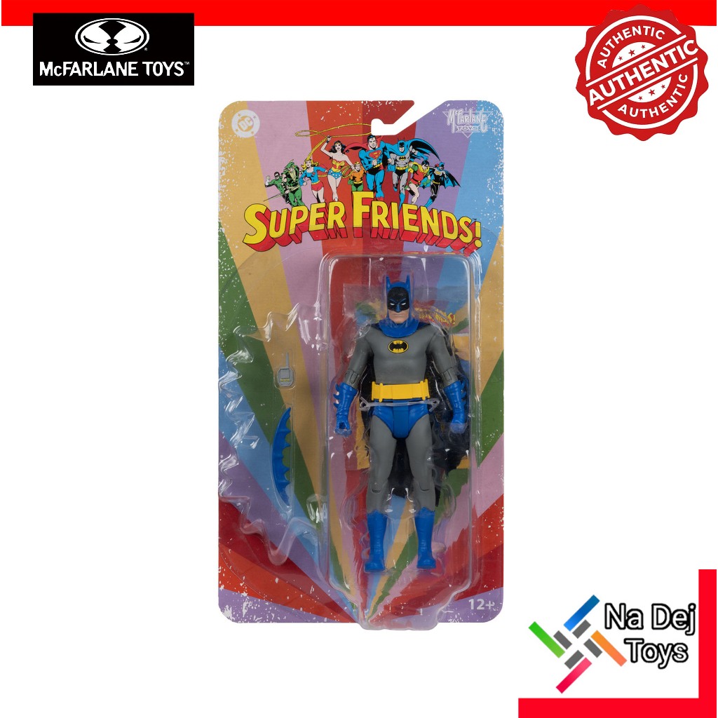 Super Friends Batman V.2 DC Direct McFarlane Toys 6" Figure ซูเปอร์เฟรนด์ส แบทแมน V.2 ดีซีไดเรค 6 นิ้ว ฟิกเกอร์