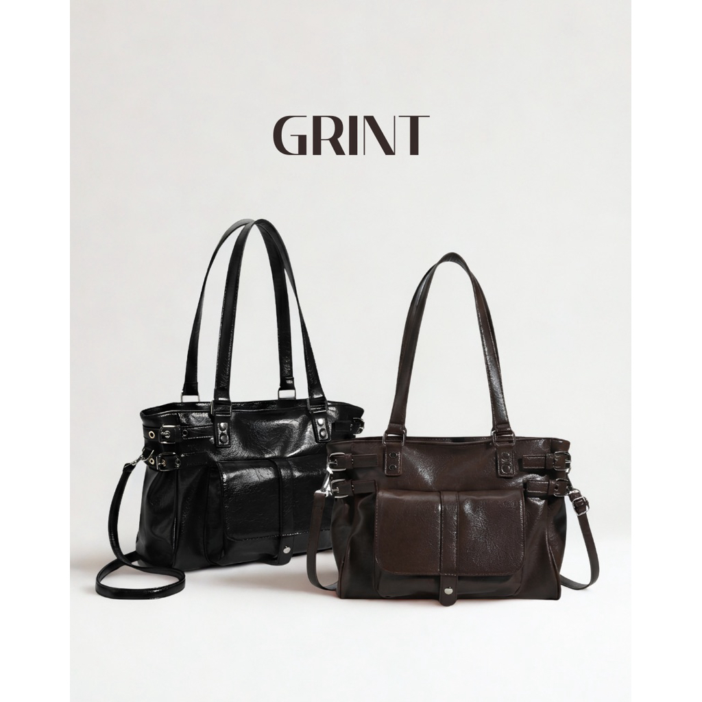 JOHNYBROWN – GRINT กระเป๋าหนังทรงโท้ท