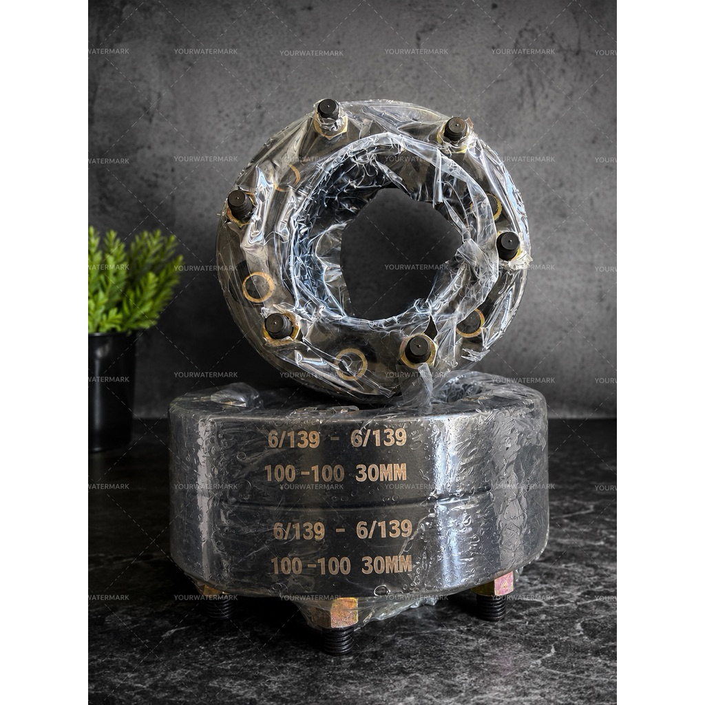 อะแดปเตอร์6-6หนา30mm(100-100)สำหรับรถD-max