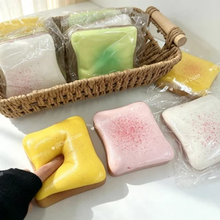 squishy พร้อมส่ง ขนมปังปิ้ง ของเล่นนุ่ม บีบเล่นคลายเครียด สกุชชี่ ของเล่นสำหรับเด็ก