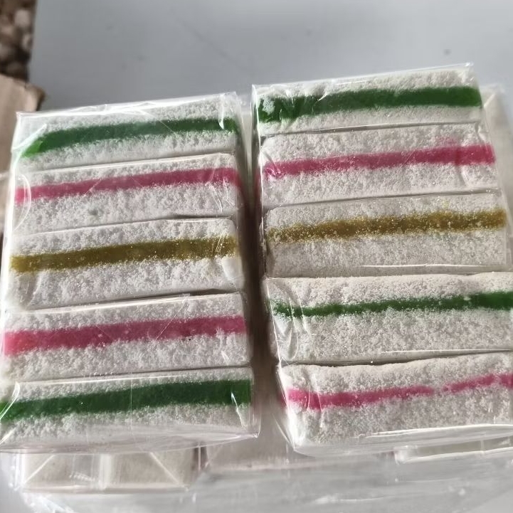 ขนมโก๋โบราณ (แบบมีไส้) จำนวน 10 ห่อ ขนมพื้นบ้าน