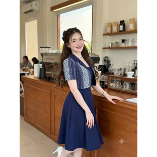 [SRY06]กั๊กสีกรมลายสวยอัดกาวS-6XL