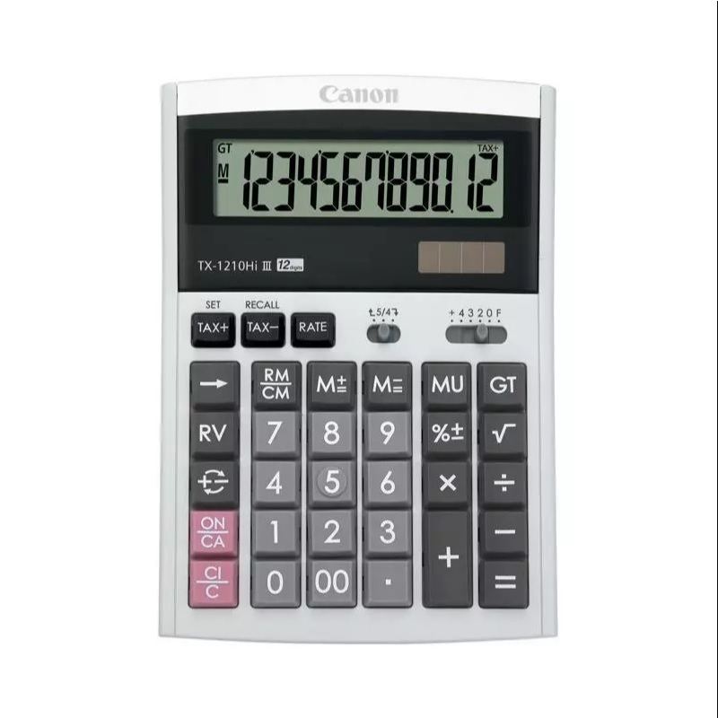 (KTS) เครื่องคิดเลข Cannon TX-1210Hi lll