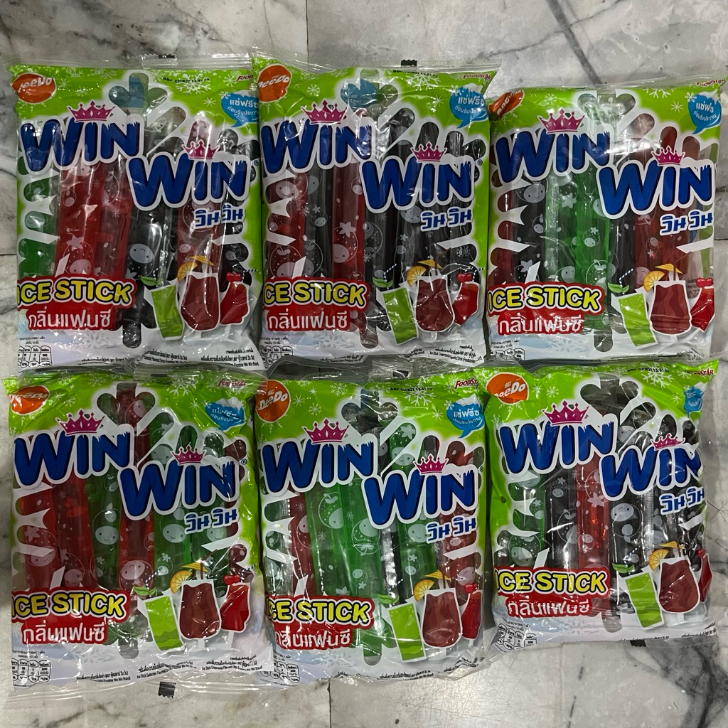 วินวิน แฟนซี 35 มล. 1 แพ็ก 13 หลอด DeeDo Win Win ice stick Fancy