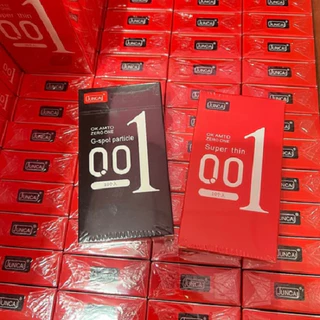 ถุงยางอนามัยรุ่นพิเศษบาง 0.01มม ขนาด 49-52มม ดำแดง (10ชิ้น/กล่อง) พร้อมส่ง