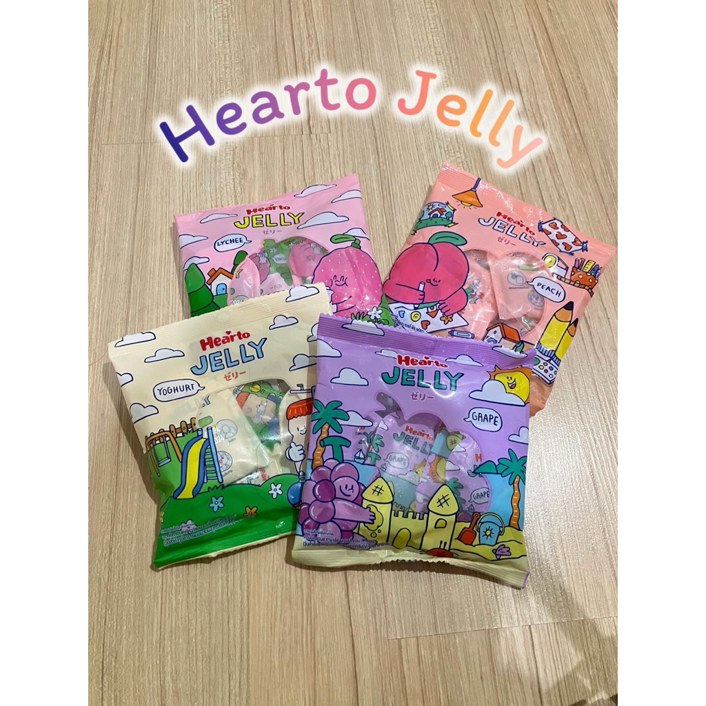 (ZJ)Hearto Jelly เจลลี่ซองน่ารัก แพค6อัน