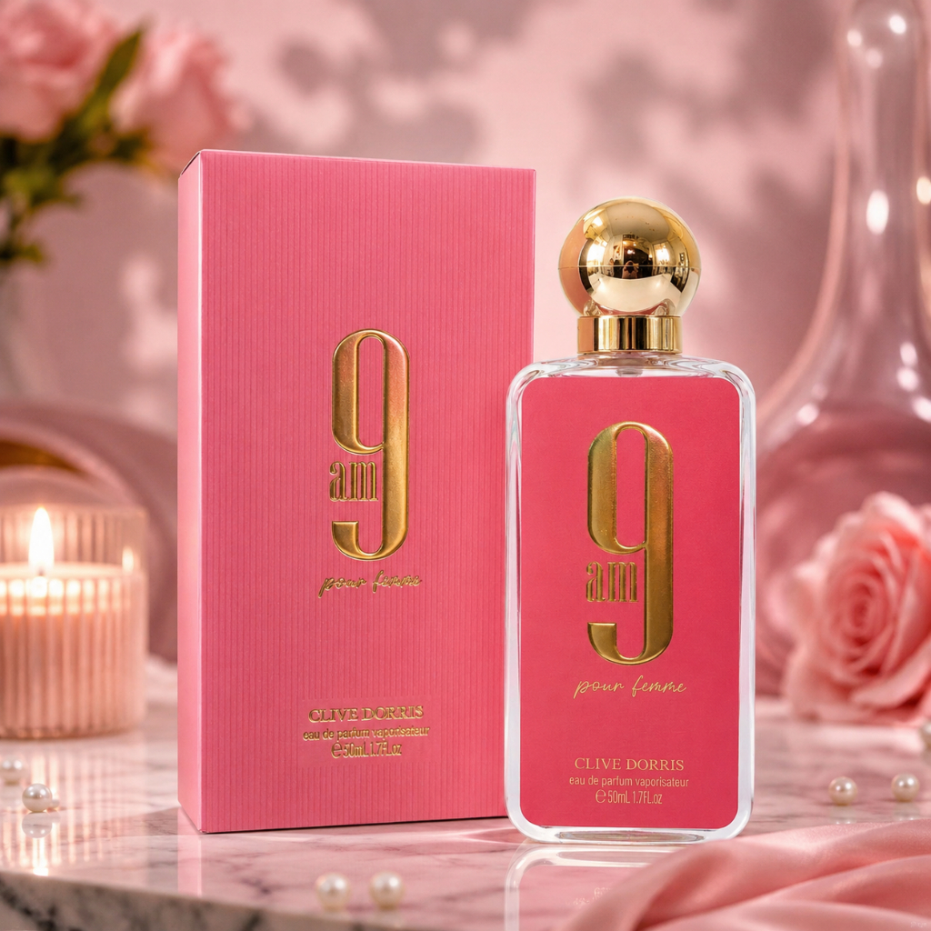 Clive Dorris 9AM Pour Femme EDP 50ml น้ำหอมผู้หญิง Perfume Long Lasting กลิ่นหอมหวาน Floral Fruity