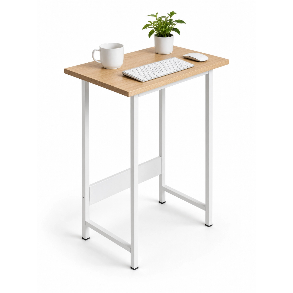 Small Kitchen Table โต๊ะแคบยาวสีขาวเรียบง่าย โต๊ะทางเข้า โต๊ะครัว ประหยัดพื้นที่สำหรับห้องเล็ก Rental Storage Table Smal