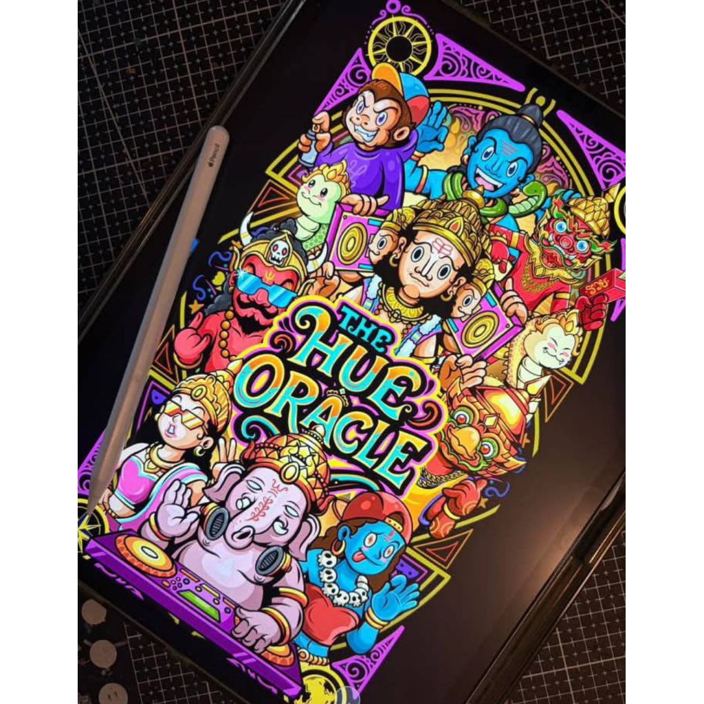 ไพ่ The Hue Oracle งานวาด (( ของแถมกดในตัวเลือกตามที่ระบุ)) มีของไม่กี่ set แล้วค่ะ ใหม่ในซีล
