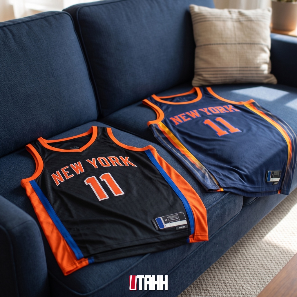 Jalen Brunson [Knicks] เสื้อบาสเกตบอล  Basketball Jersey แบบอัดร้อน HOT PRESS  242