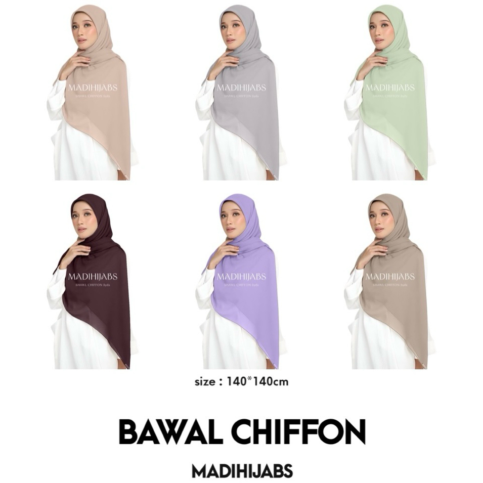 หลา3 ผ้าชีฟองเนื้อทราย BAWAL CHIFFON 55"