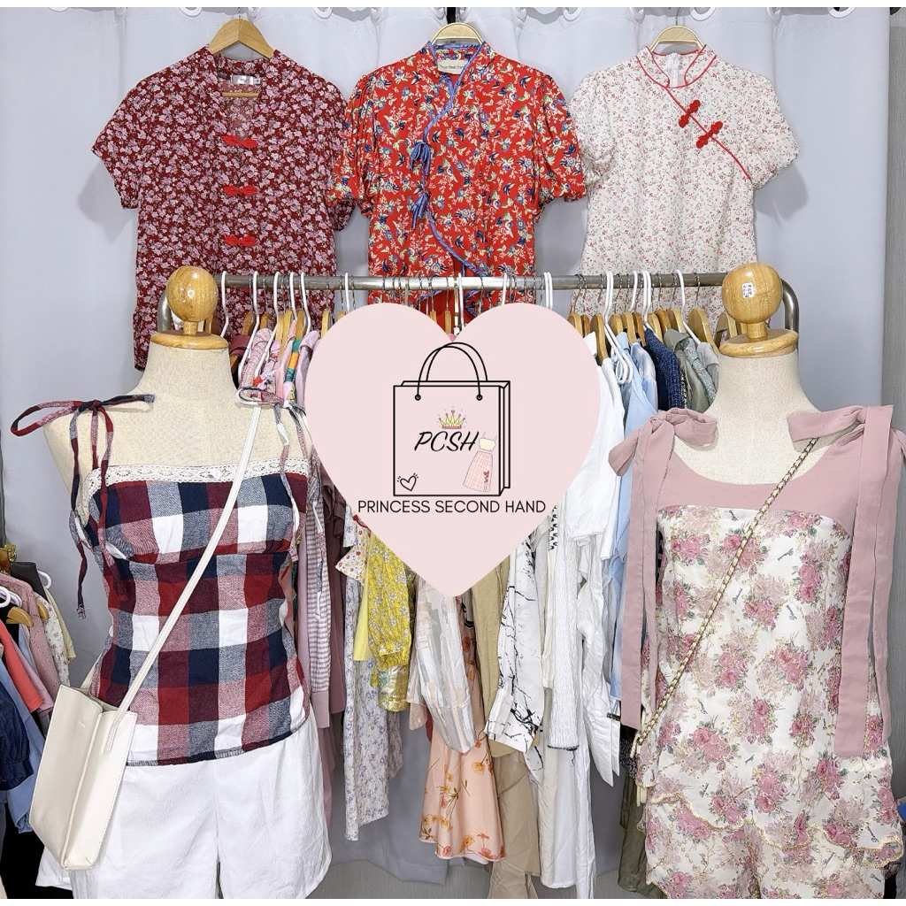 เสื้อผ้าแฟชั่น2026 มือ1 มือ2 มีครบทุกอย่าง คอบัว ครอป เสื้อ เดรส กางเกง กระโปรง(เฉพาะไลฟ์สด)