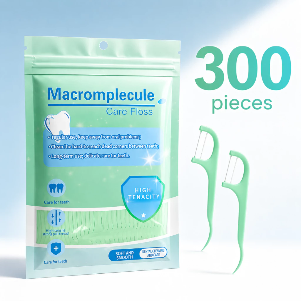 Palyo🦷 ไหมขัดฟัน แพค 300 ด้าม ไหมขัดฟันแบบด้าม ทำความสะอาดซอกฟัน ใช้งานง่าย