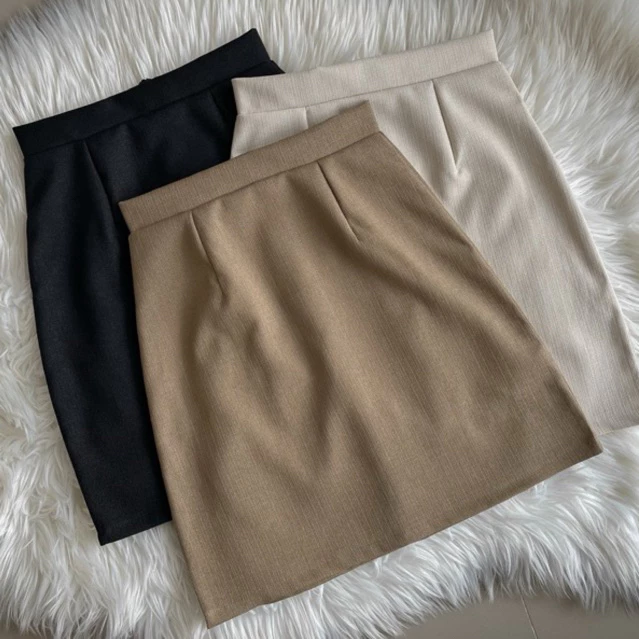 กระโปรงทรงเอยอดฮิต รุ่นเอมี่ ใส่เที่ยวใส่ทำงานได้ ยาว 18 นิ้ว