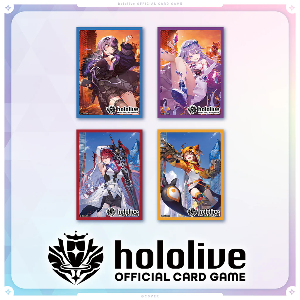 hololive OFFICIAL CARD GAME Official Sleeve Advent & Justice : Shiori Novella, Koseki Bijou, Elizabeth Rose, Gigi Murin