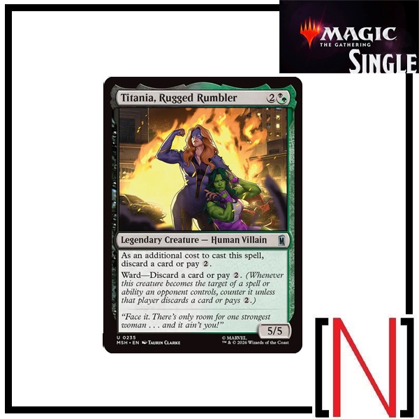 [MTG][Single][MSH] Titania, Rugged Rumbler ระดับ Uncommon [ภาษาอังกฤษ]