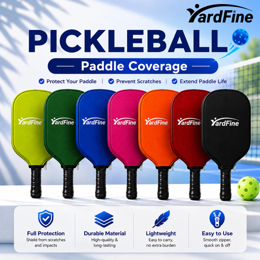 ซองสวมไม้พิคเคิลบอล Pickleball paddle cover ซองสวมแร็คเก็ตแบบมีซิป กันน้ำ กันฝุ่น กันรอยขีดข่วน