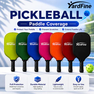 ซองสวมไม้พิคเคิลบอล Pickleball paddle cover ซองสวมแร็คเก็ตแบบมีซิป กันน้ำ กันฝุ่น กันรอยขีดข่วน