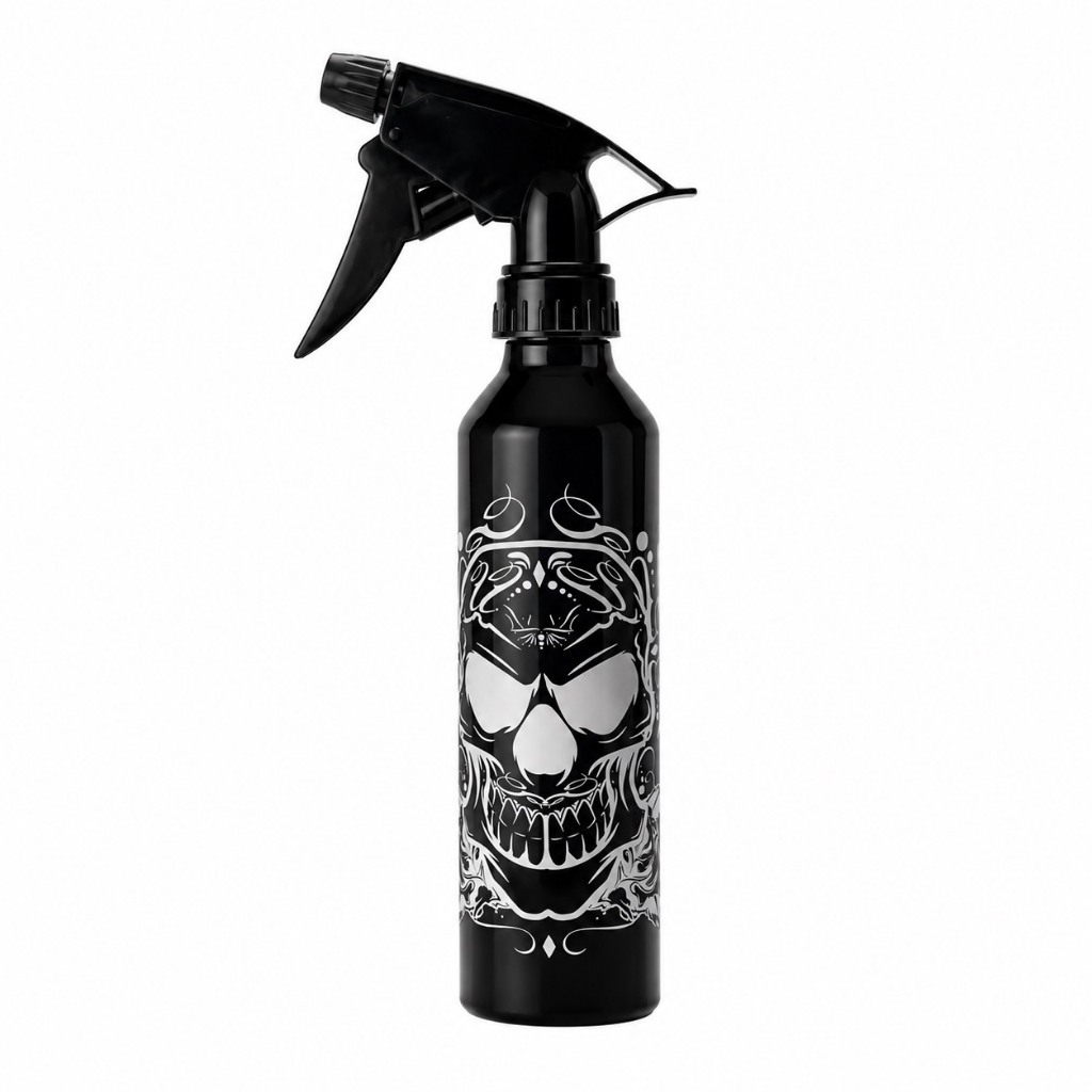 ALUMINUM SPRAY BOTTLE 250ML GOOD FOR TATTOO ขวดสเปรย์ ขวดอลูมิเนียม ทำความสะอาดระหว่างสัก