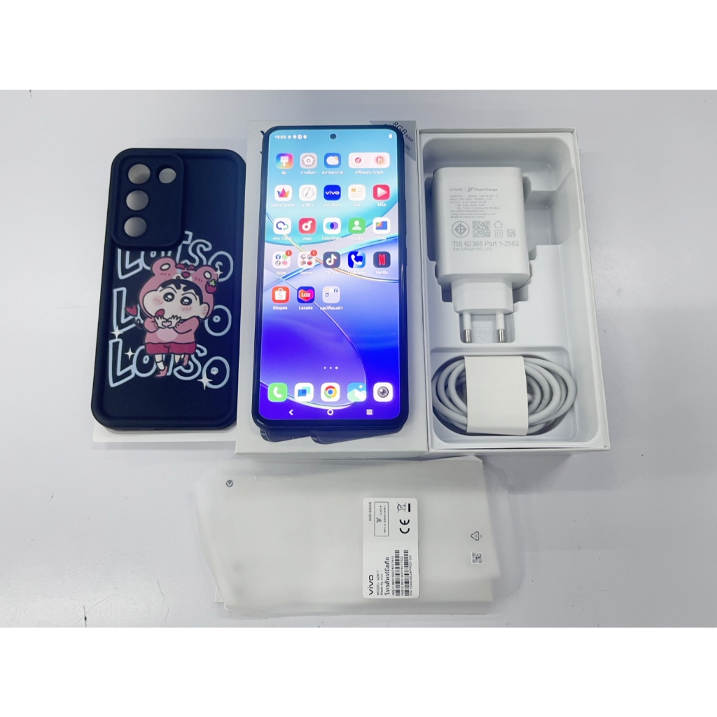 VIVO Y100 5G 8+8 256 GB แท้ครบ สแกนได้ แบตนาน ใช้งานได้ดี ราคาถูกใจ