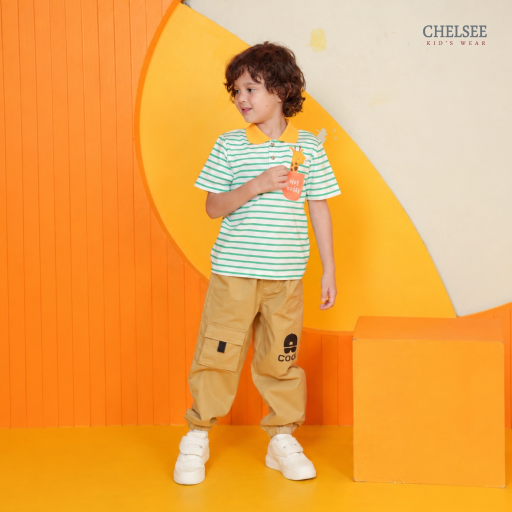 Chelsee بنطلون أولاد بخصر مطاطي وأطراف مطاطية — صورة 5