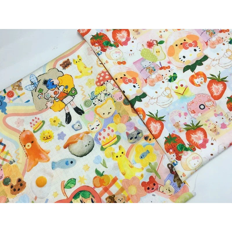 Preorder-ผ้าคอตตอนแท้100%_พิมพ์Digital หน้ากว้าง 110ซม.(44นิ้ว) ผ้าเมตร ผ้านำเข้า