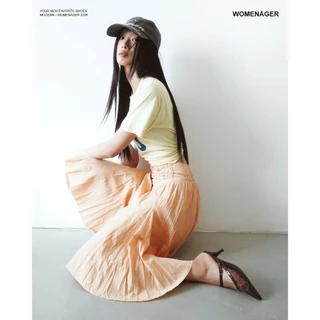 WOMENAGER - Mogenn สี Brown รองเท้าหัวแหลมส้นสูง สวมใส่ง่าย