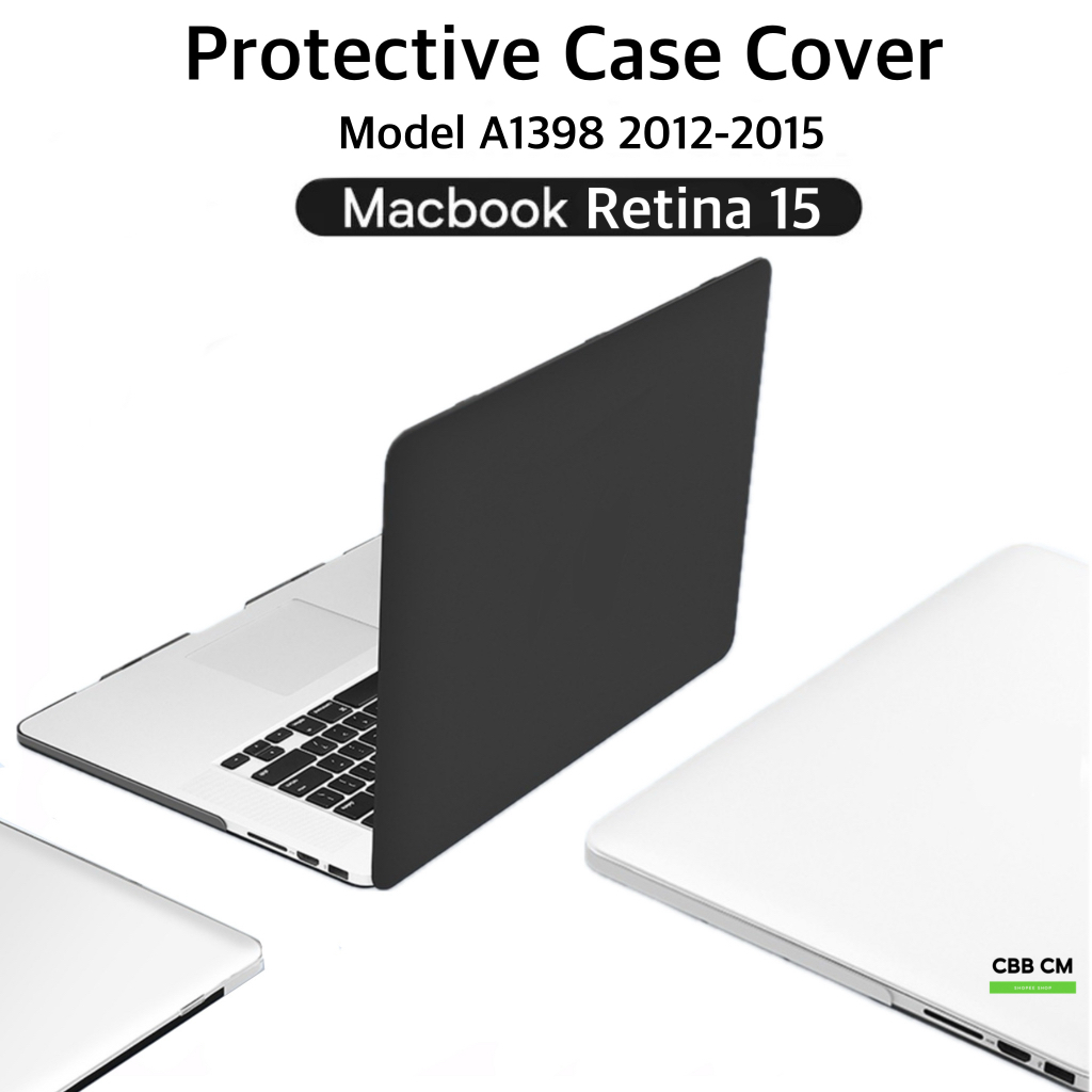 เคสสำหรับแมคบุค Case MacBook A1398 Pro Retina 15 2012-2015 Matte Crystal PC Hard Cover กันรอยกันกระแทก