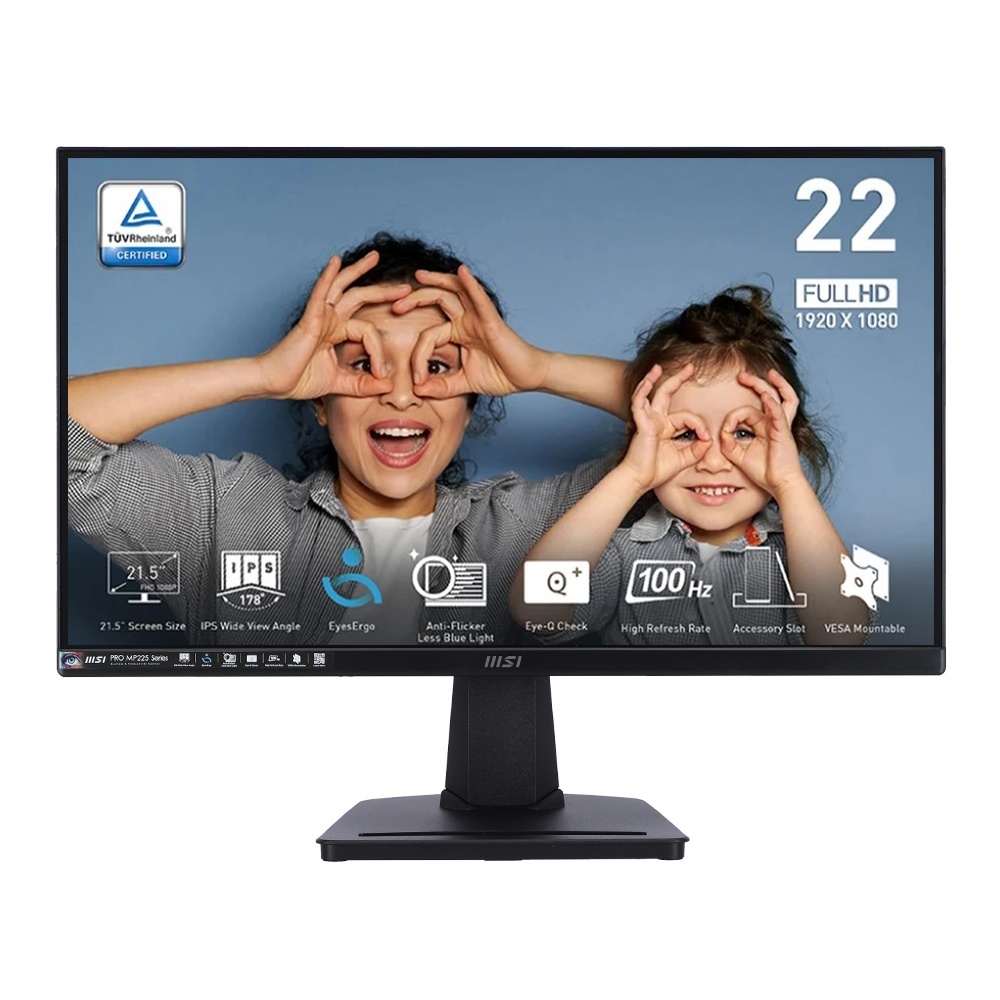 MSI PRO MP225 21.45" FHD 100Hz IPS Monitor