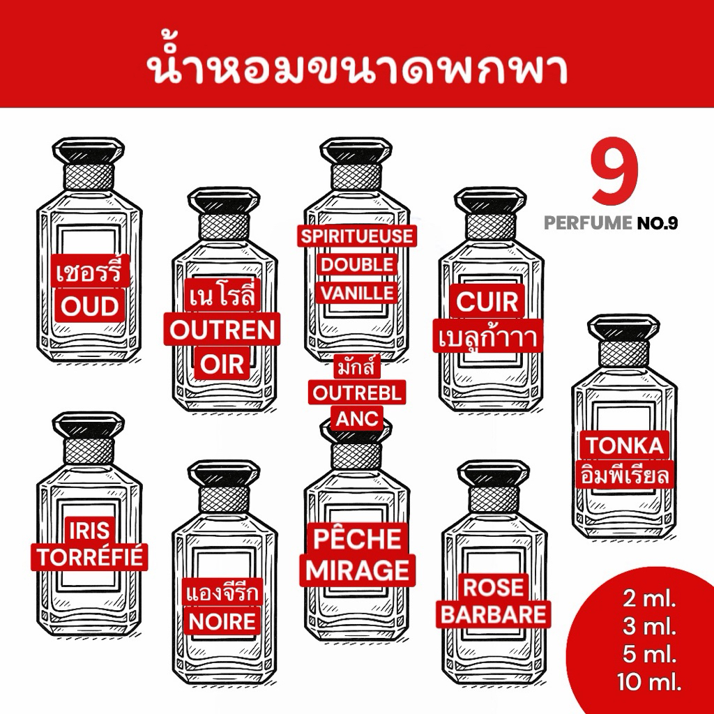 น้ำหอม Gมีอัพเดทกลิ่นเพิ่มขวดขนาดพกพา 2/3/5/10