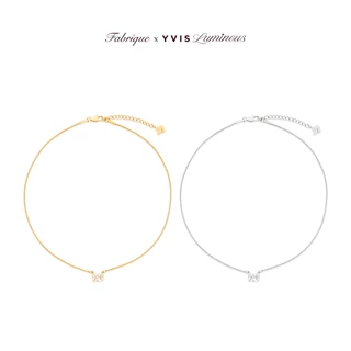 YVIS Emerald Pendant Stainless Steel Necklace - YVIS X FABRIQUE