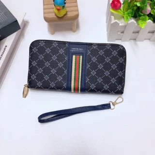 LDD681#กระเป๋าสตางค์ใบยาว มีช่องใส่บัตรหลายช่อง กระเป๋าสตางค์หญิงกระเป๋าสตางค์ใบยาว