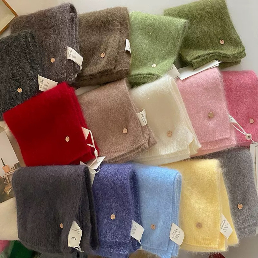 KOKLO.CO ผ้าพันคอกันหนาววูลและแคชเมียร์แท้ KOSKUP2394