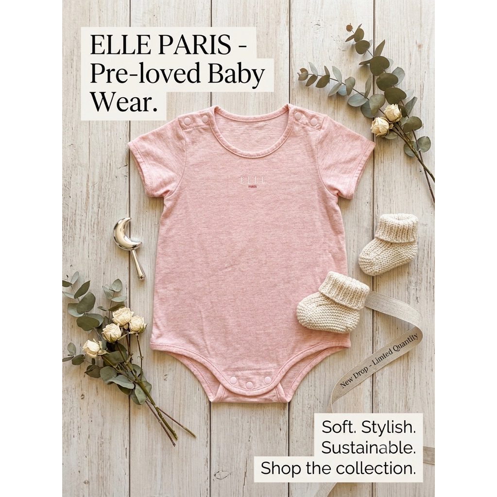 Romper ELLE Paris size 6 - 9 m