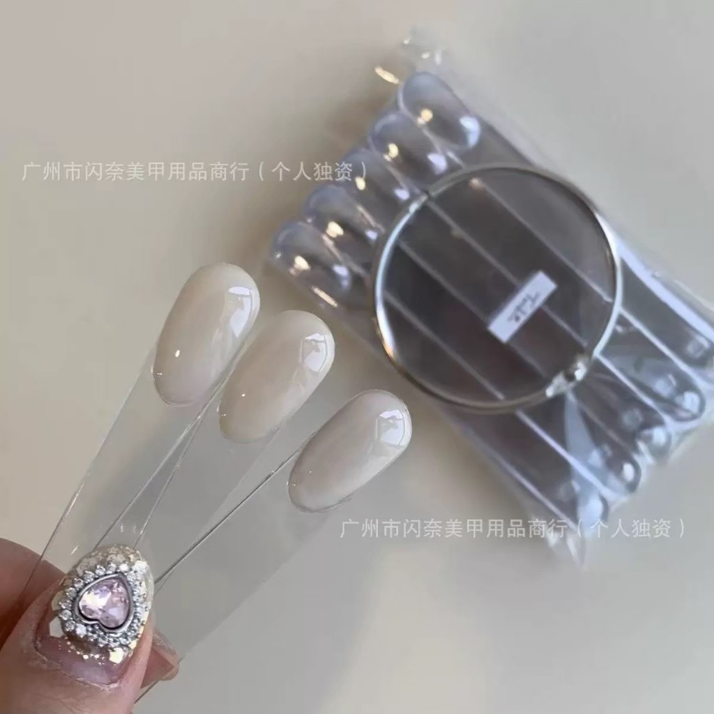 ชาร์ตโชว์สีเล็บ ทรงรี/ตรง 50 ชิ้นต่อห่อ | สำหรับช่างเล็บ/ร้านทำเล็บ/ฝึกเพ้นท์เล็บ