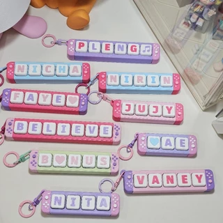 📍สีที่กดเลือกได้มีพร้อมส่ง custom รอ 1-2 วัน📍Nintendo Keychain พวงกุญแจคีย์แคป custom ข้อความได้