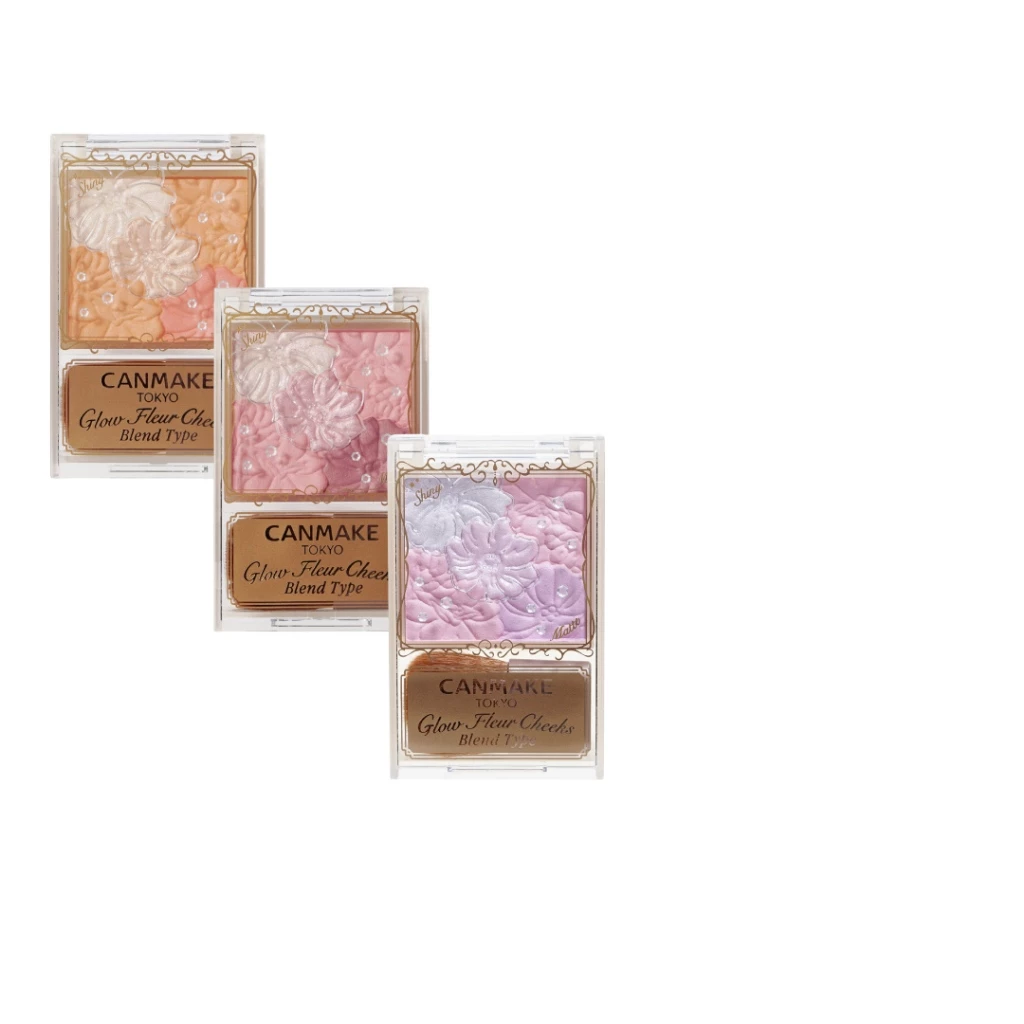 CANMAKE Glow Fluer Cheeks Blend Type บลัชดอกไม้ มุก-แมตต์ thumbnail 4