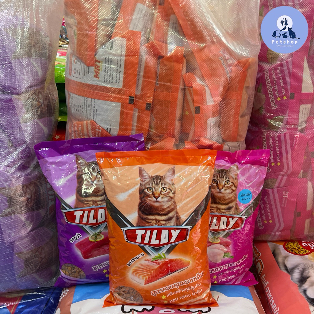 [ 20 ถุง ] Tildy ทิวดี้ อาหารแมว สูตรควบคุมความเค็ม ขนาด 1 กก. กระสอบ 20 กก.