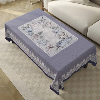 ผ้าปูโต๊ะ PVC วัสดุผ้าใยสังเคราะห์ ทรงสี่เหลี่ยมผืนผ้า 90×150 ซม. กันน้ำ กันน้ำมัน ทนความร้อน ใช้ในบ้าน โรงแรม