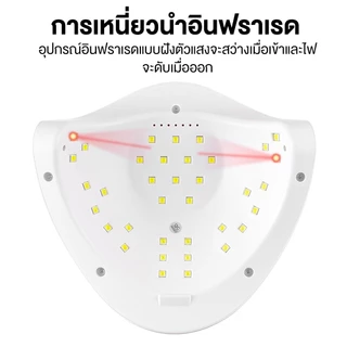 SUN X5plusเครื่องอบเล็บเจล 150วัตต์ UV LED Smart LampNail Dryer 2.0 SUN UV