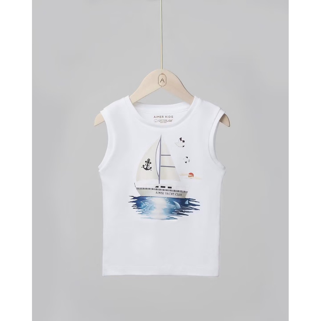new เสื้อแขนกุด 3T Aimer kids มือ1 ป้ายห้อย