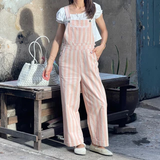 (S-XL) CHAWY Garden Berry Overall C4794 เอี๊ยม Berry